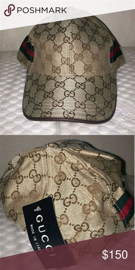 gucci stamp print cap|how to identify gucci caps.